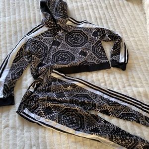 Adidas hoodie legging set